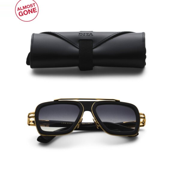 DITA BLACK/GOLD 54mm Lxn Evo Sunglasses